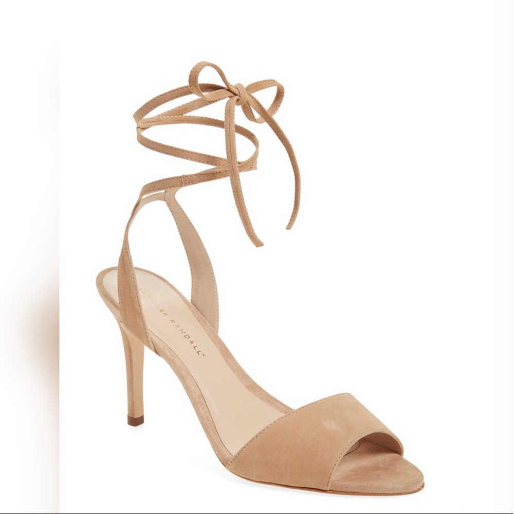 Loeffler Randall tie up sandals size 9